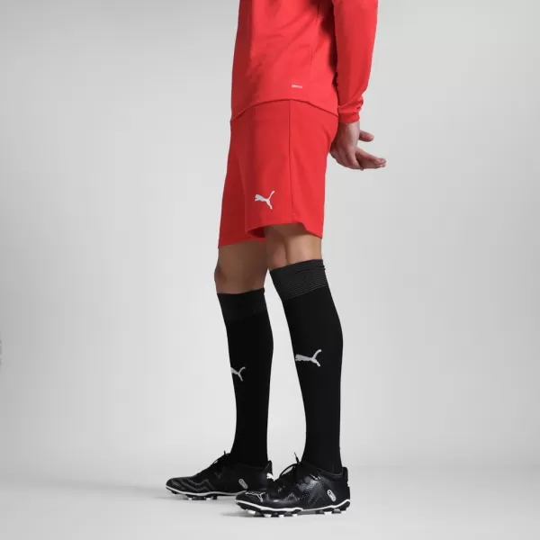  Pánske kraťasy PUMA TEAMRISE SHORT 704942-01 PUMA RED/PUMA WHITE 