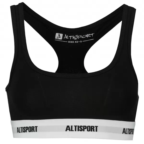  Dámska podprsenka ALTISPORT DAKA LUNX085 ČIERNA/BIELA 
