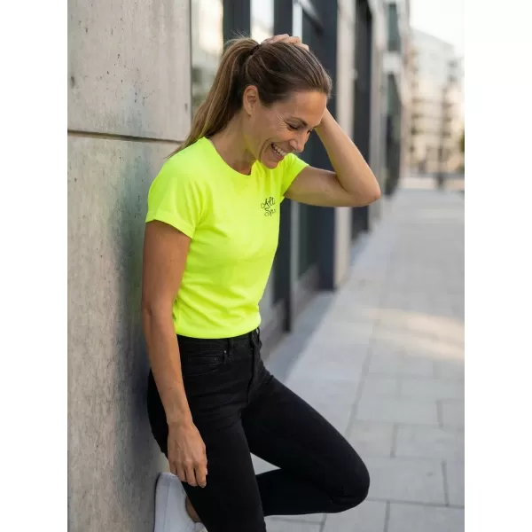  Dámske funkčné tričko ALTISPORT ALW056140 NEON YELLOW 