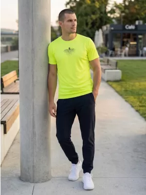 Pánske funkčné tričko ALTISPORT CARRYOVER ALM148124 VÁPNO