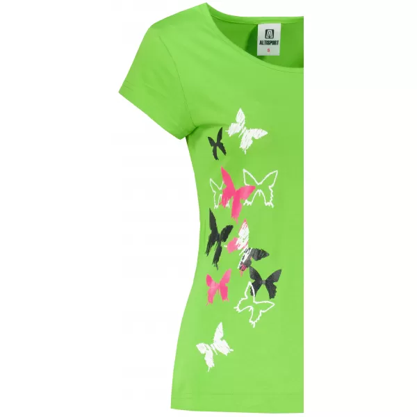  Dámské triko ALTISPORT CARRYOVER ALW134122 APPLE GREEN 