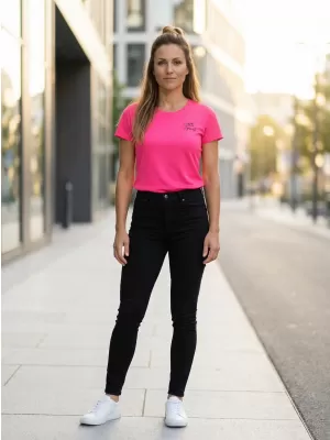 Dámske funkčné tričko ALTISPORT ALW056140 NEON PINK