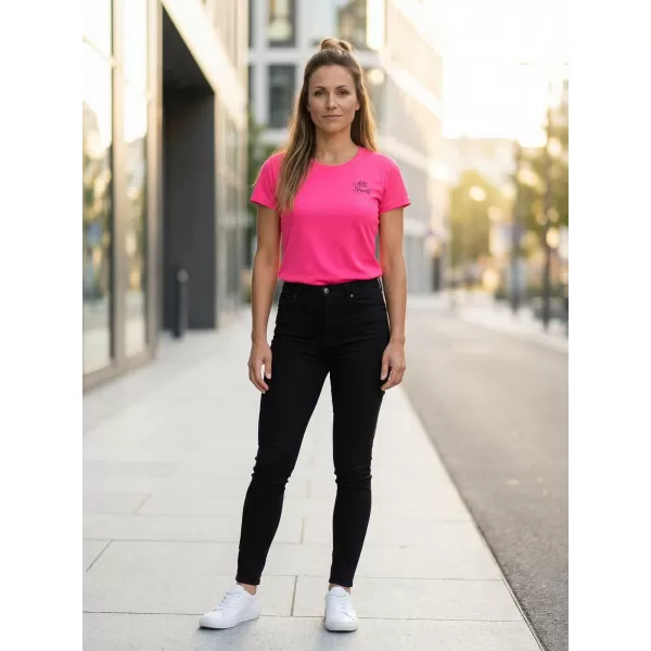  Dámske funkčné tričko ALTISPORT ALW056140 NEON PINK 