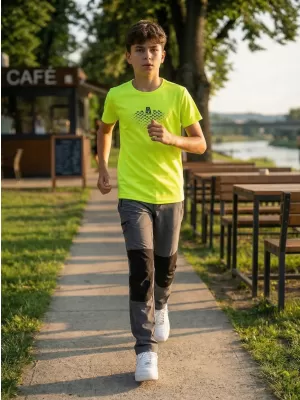 Detské funkčné tričko ALTISPORT ALK148147 LIMETKOVÁ