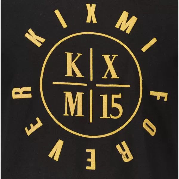  Pánske tričko KIXMI KXM004129 ČIERNOZLATÁ 