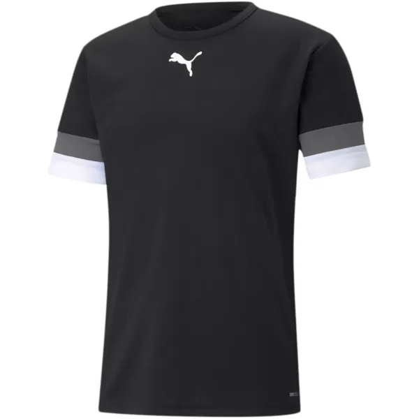  Pánske funkčné tričko PUMA TEAMRISE JERSEY 704932-03 PUMA BLACK/SMOKED PEARL/PUMA WHITE 