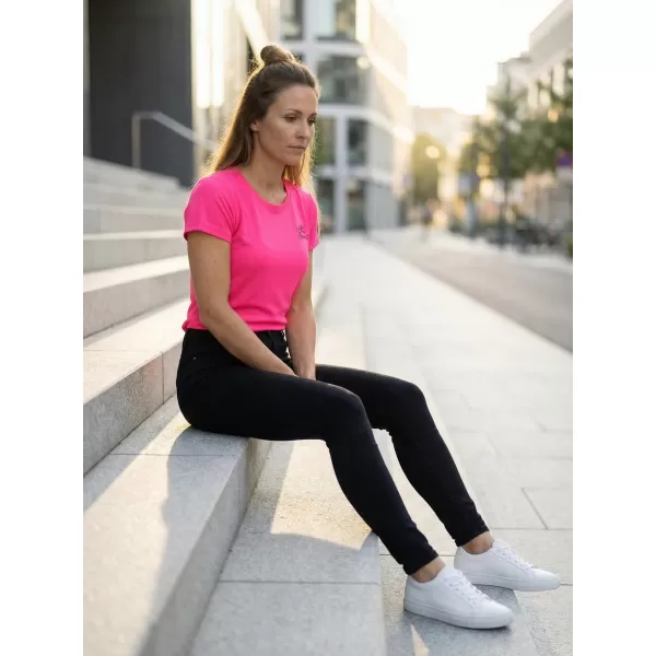  Dámske funkčné tričko ALTISPORT ALW056140 NEON PINK 