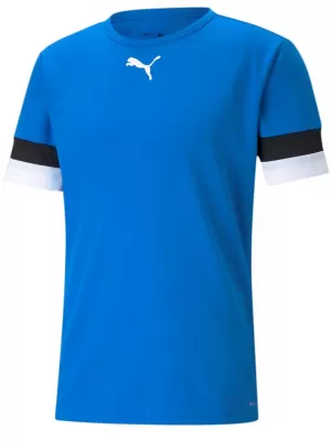 Pánske funkčné tričko PUMA TEAMRISE JERSEY 704932-02 ELECTRIC BLUE LEMONADE/PUMA BLACK/PUMA WHITE