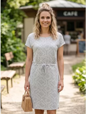 Dámske šaty SAM 73 ODETTE WZ 812 SVETLO šedá