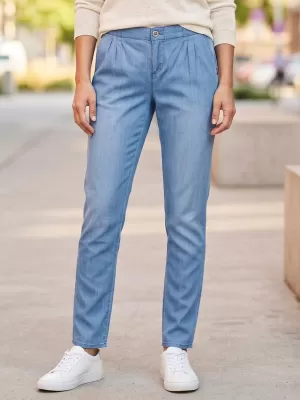 Dámske nohavice SAM 73 MELINDA WK 776 SVETLÁ DENIM