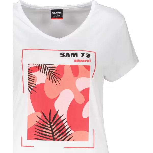  Dámske tričko s krátkym rukávom SAM 73 ILDA WT 855 biela 