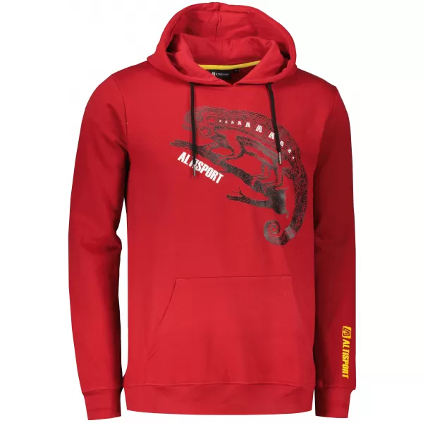  Pánska mikina ALTISPORT ALM017AL304 ČERVENÁ 
