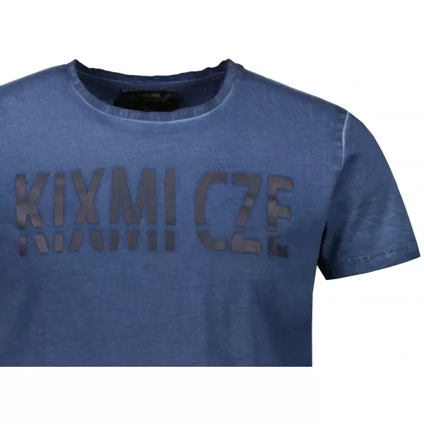  Pánske tričko KIXMI NARSEY TMAVO MODRÁ 