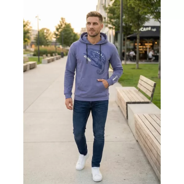  Pánska mikina ALTISPORT ALM017AL304 DENIM 