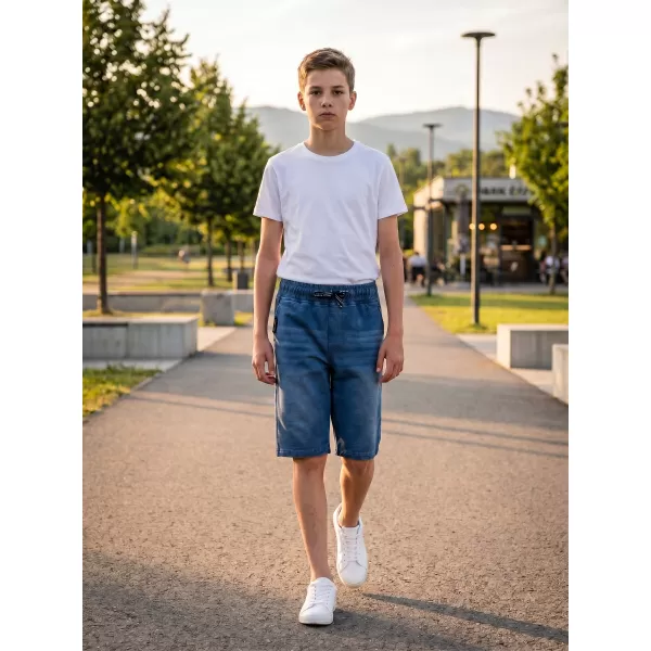  Chlapčenské šortky SAM 73 VICTOR BS 536 SVETLÁ DENIM 