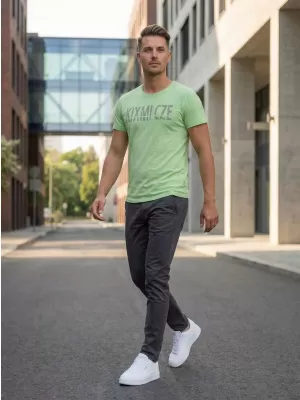 Pánske tričko KIXMI NARSEY ZELENÁ