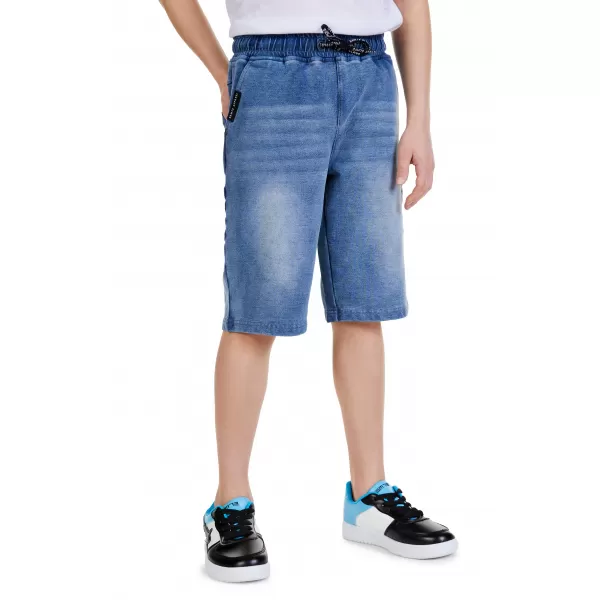  Chlapčenské šortky SAM 73 VICTOR BS 536 SVETLÁ DENIM 