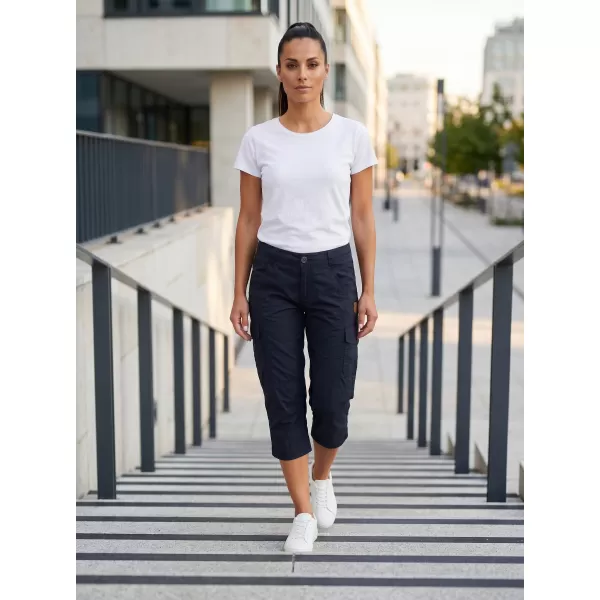  Dámske 3/4 nohavice SAM 73 SHELLA WK 779 TMAVO modrá 