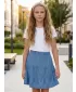Dievčenské sukne SAM 73 NYLAH GZ 530 SVETLÁ DENIM