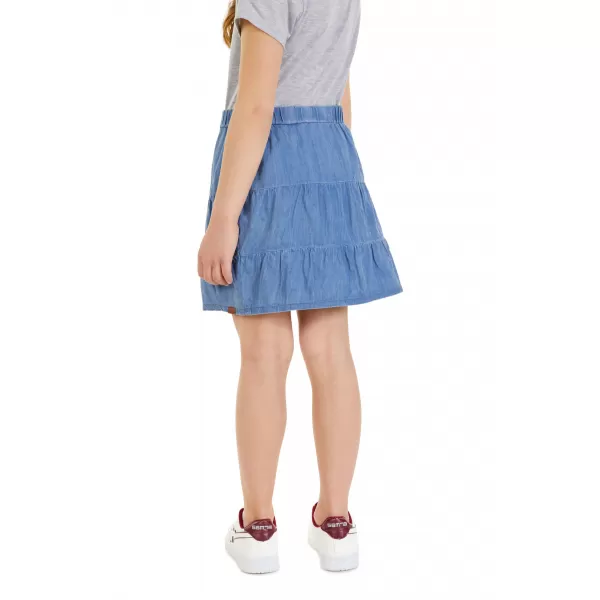  Dievčenské sukne SAM 73 NYLAH GZ 530 SVETLÁ DENIM 