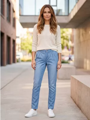 Dámske nohavice SAM 73 MELINDA WK 776 SVETLÁ DENIM