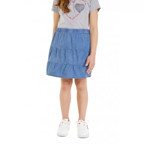  Dievčenské sukne SAM 73 NYLAH GZ 530 SVETLÁ DENIM 