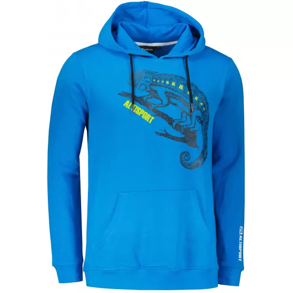  Pánska mikina ALTISPORT ALM017AL304 MODRÁ 