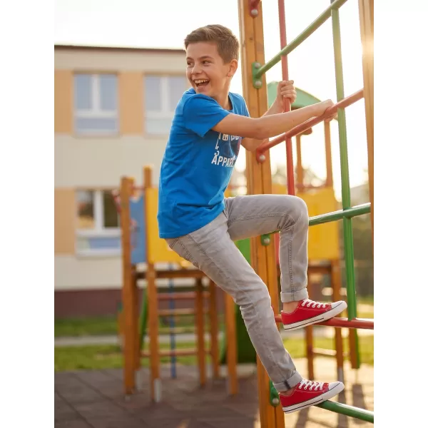  Chlapčenské tričko s krátkym rukávom SAM 73 PETER BT 562 JASNE modrá 