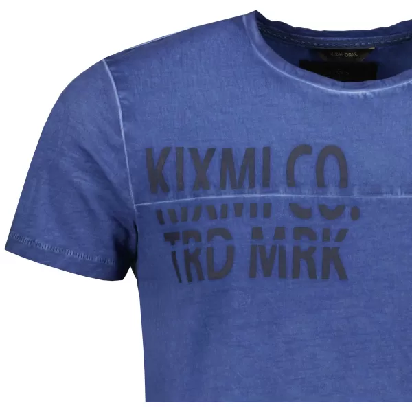  Pánske tričko KIXMI NIREL TMAVO MODRÁ 