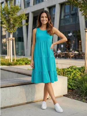 Dámske šaty SAM 73 CHANTAL WZ 810 NEON zelená