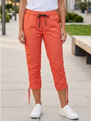 Dámske 3/4 nohavice SAM 73 CHERYL WS 772 SVETLO ORANŽOVÁ