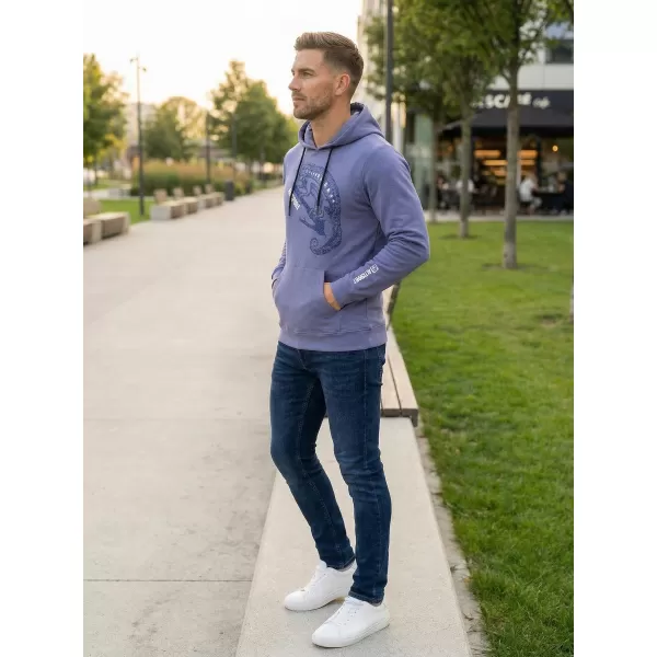  Pánska mikina ALTISPORT ALM017AL304 DENIM 
