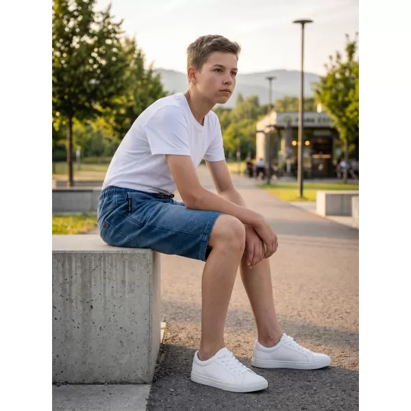  Chlapčenské šortky SAM 73 VICTOR BS 536 SVETLÁ DENIM 