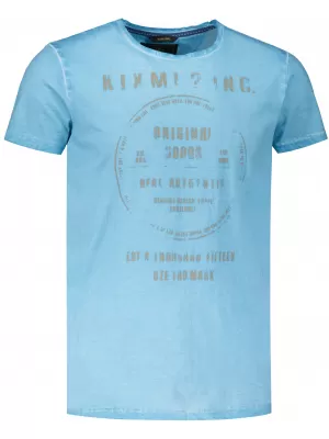Pánske tričko KIXMI NAVIN MODRÁ