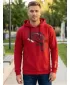 Pánska mikina ALTISPORT ALM017AL304 ČERVENÁ