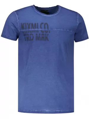 Pánske tričko KIXMI NIREL TMAVO MODRÁ