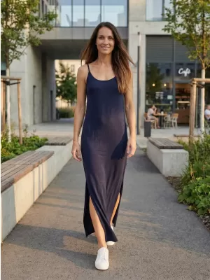 Dámske šaty SAM 73 COLETTE WZ 813 TMAVO modrá