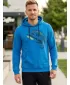 Pánska mikina ALTISPORT ALM017AL304 MODRÁ