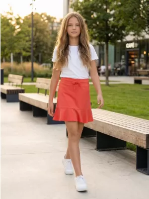 Dievčenské sukne SAM 73 ARIELLE GZ 534 SVETLO oranžová