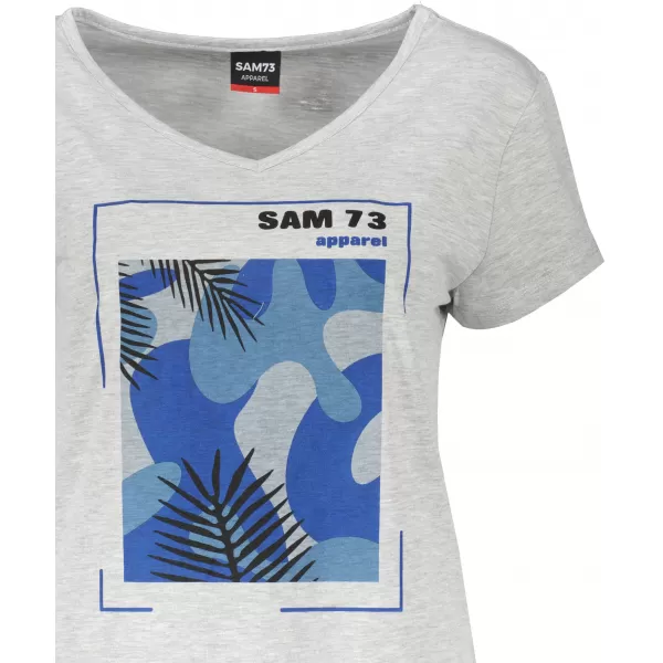  Dámske tričko s krátkym rukávom SAM 73 ILDA WT 855 SVETLO šedá 