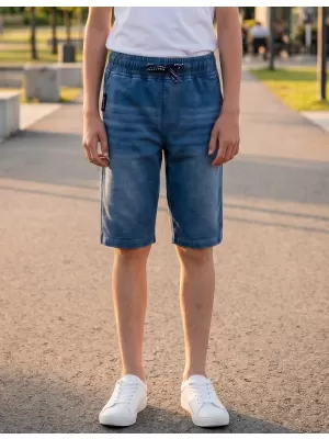 Chlapčenské šortky SAM 73 VICTOR BS 536 SVETLÁ DENIM