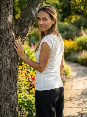 Dámske tričko KIXMI NONIE BIELA