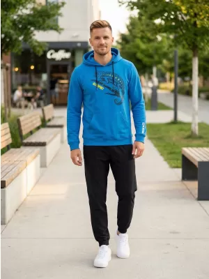 Pánska mikina ALTISPORT ALM017AL304 MODRÁ