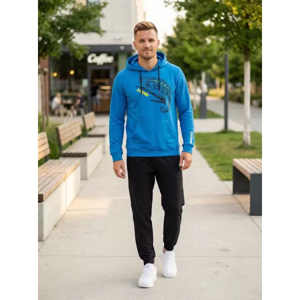  Pánska mikina ALTISPORT ALM017AL304 MODRÁ 