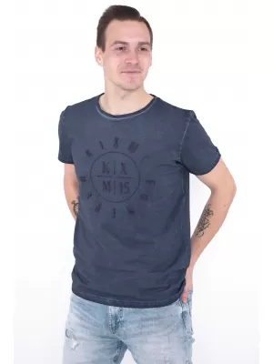Pánske tričko KIXMI NADIR TMAVO MODRÁ
