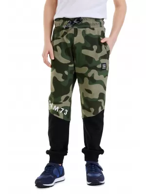 Chlapčenské tepláky SAM 73 CONRAD BK 539 ARMY