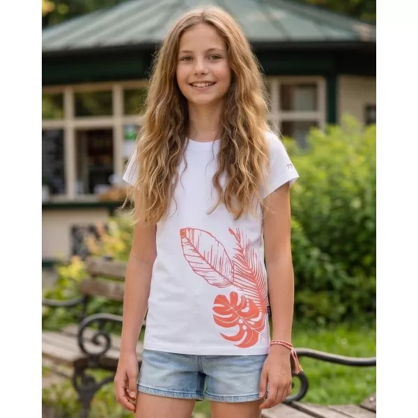 Dievčenské tričko s krátkym rukávom SAM 73 STEPHANIE GT 562 biela 