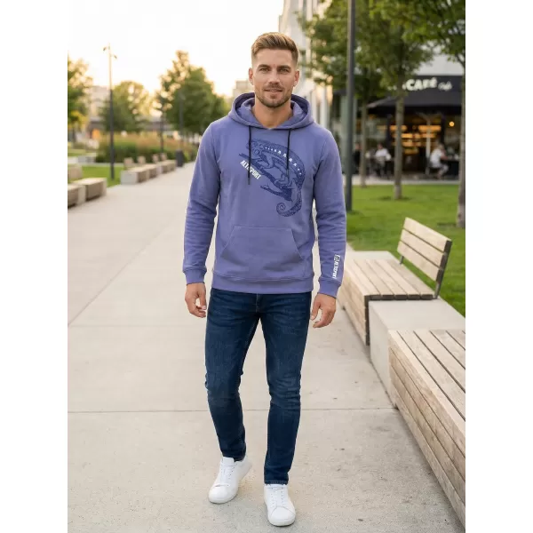  Pánska mikina ALTISPORT ALM017AL304 DENIM 