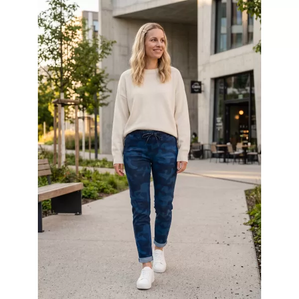  Dámske nohavice SAM 73 IVY WK 778 TMAVO modrá 