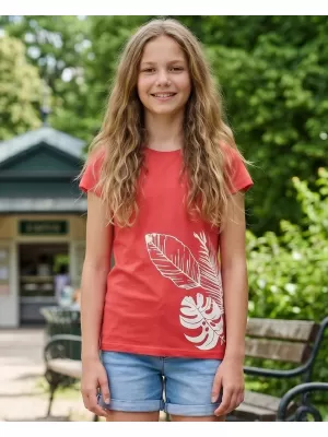 Dievčenské tričko s krátkym rukávom SAM 73 STEPHANIE GT 562 JASNE ružová